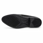 Sole of men’s black formal slip-on shoes, model 6002