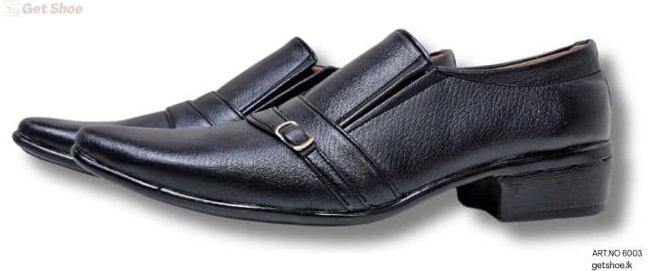 ART No. 8130 - Relax Way Black Formal Slip-On Shoes for Men