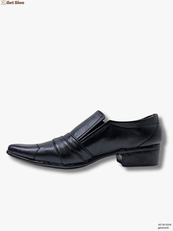 ART No. 6006 – Stronger Black Formal Slip-On Shoes for Men | Inner Side View