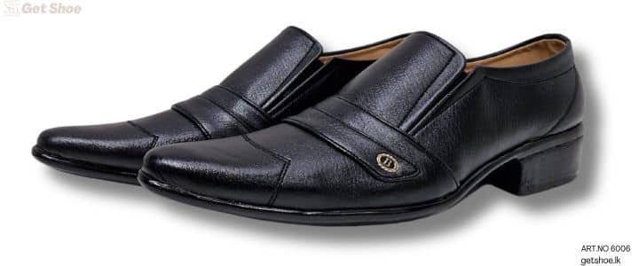 ART No. 6006 - Stronger Black Formal Slip-On Shoes for Men